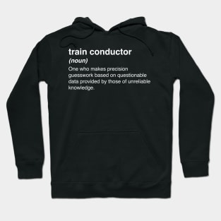 Retro Vintage Rail Crew Railroad Train Conductor Hoodie